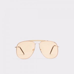 Aldo Abaunad Aviator sunglasses Donna Occhiali da Sole Arancioni Chiaro | YCGKEPO-10