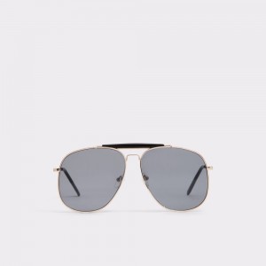 Aldo Abaunad Aviator sunglasses Donna Occhiali da Sole Nere Oro | ZMVKPSR-65