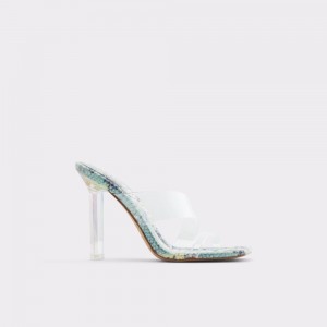 Aldo Aderra Heeled mule - Stiletto heel Donna Sandali Verdi Chiaro | ZHIKYPE-37