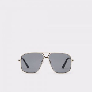 Aldo Adrerarid Aviator sunglasses Uomo Occhiali da Sole Nere Oro | YSFCVLJ-39