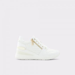 Aldo Adwiwia Sneaker - Wedge heel Donna Sneakers Bianche | MILCJQN-28