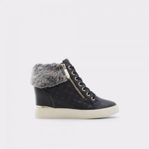 Aldo Ailanna Sneaker - Wedge heel Donna Sneakers Nere | KCJBRLV-79