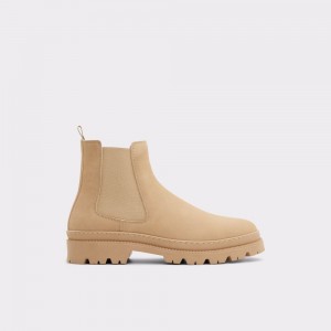 Aldo Alencia Chelsea boot Uomo Stivaletti Chelsea Beige Scuro | ZBRDMJT-09