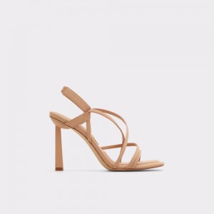 Aldo Amilia Strappy heeled sandal Donna Sandali Beige | UNOXPFQ-41