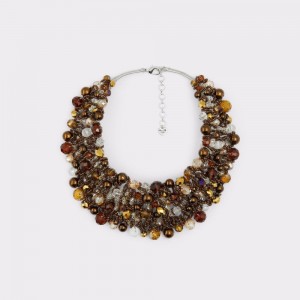 Aldo Arvan Necklace Donna Collane Marroni Chiaro | UCYAWNR-87