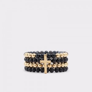 Aldo Asilaf Bracelet Uomo Gioielli Nere Oro | QPZBLVA-91