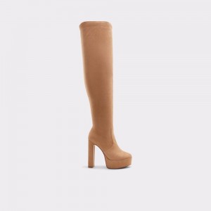 Aldo Astelawan Over-the-knee boot - Plateforme Donna Stivali Beige | VPCZUBY-12