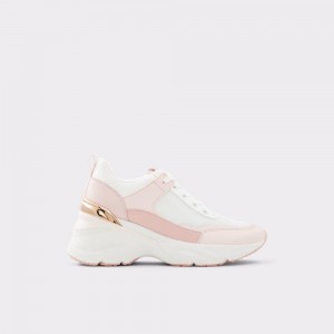 Aldo Azuria Wedge sneaker - Jogger sole Donna Sneakers Rosa Chiaro | HKUIERY-47