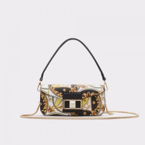 Aldo Bellomax Shoulder bag Donna Borse A Tracolla Nere Oro | ORMLUQJ-86