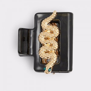 Aldo Beraeclya Hair clip Donna Accessori Per Capelli Nere Oro | VTXWMFR-34