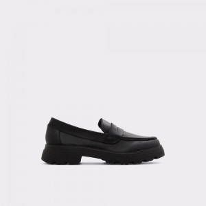 Aldo Biglect Loafer - Lug sole Donna Mocassini Nere | KQURWLC-34