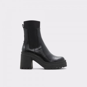 Aldo Bigmood Chelsea boot - Lug sole Donna Stivaletti Chelsea Nere | NYRHKXL-49