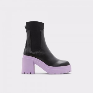 Aldo Bigmood Chelsea boot - Lug sole Donna Stivaletti Chelsea Viola Chiaro | JHELFBT-98