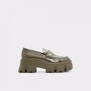 Aldo Bigshow Loafer - Lug sole Donna Mocassini Khaki | MZVBPRH-45