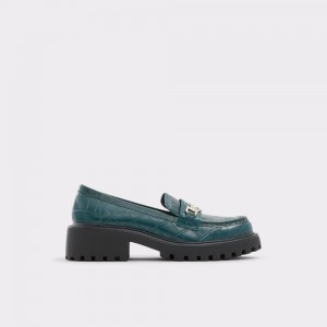 Aldo Bigstep Loafer - Lug sole Donna Mocassini Verdi Scuro | AEDLXIV-49