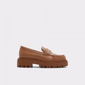 Aldo Bigstrut Loafer - Lug sole Donna Mocassini Beige Scuro | JOEQYRN-20