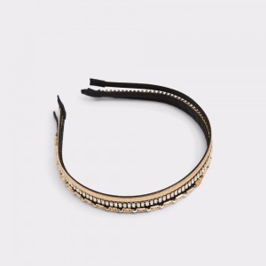Aldo Bloorlea Headband Donna Accessori Per Capelli Nere Oro | HKFTQLE-31