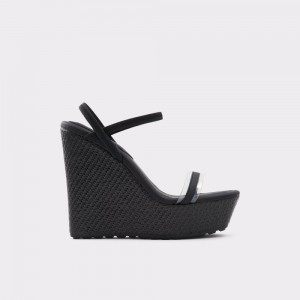 Aldo Bodish Wedge sandal - Wedge heel Donna Sandali Nere | NEABXVL-43