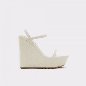 Aldo Bodish Wedge sandal - Wedge heel Donna Sandali Bianche | QHOSGUF-39
