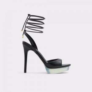Aldo Bossis Heeled sandal - Stiletto heel Donna Scarpe Platform Nere | SGYFLTN-71