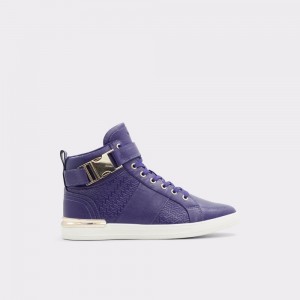 Aldo Brauerr High top sneaker - Cup sole Uomo Sneakers Viola Scuro | IUZGMFJ-08