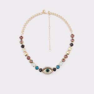 Aldo Cadoreni Necklace Donna Gioielli Verdi Scuro | TLPOAKE-31