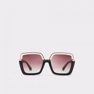 Aldo Carbla Donna Occhiali da Sole Nere Oro | MKDBELJ-60