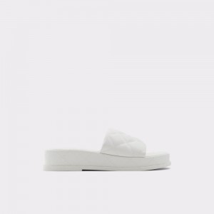 Aldo Carreaux Slide sandal - Flatform Donna Sandali Bianche | ZDRCIGP-69