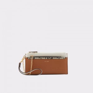 Aldo Catharina Wristlet Donna Portafogli Marroni | JHBOAIE-63