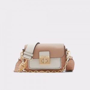Aldo Celestica Crossbody bag Donna Borse Crossbody Marroni Chiaro | AMRDGHV-01