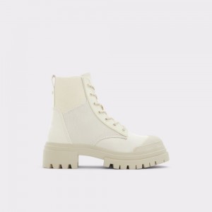 Aldo Charline Combat boot - Lug sole Donna Stivali da combattimento Bianche | GQYHKFR-78