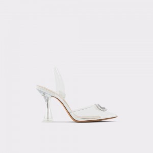 Aldo Cheers Sling back high heel Donna Tacco A Blocco Bianche | CERZIHJ-82