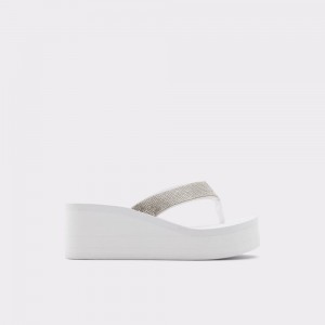 Aldo Chima Flip flops Donna Sandali Bianche | SZBNDXR-20