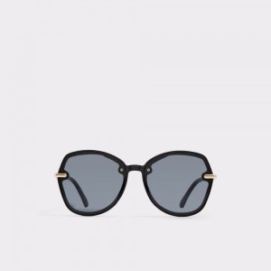 Aldo Cortegaca Round sunglasses Donna Occhiali da Sole Nere | REGDZQX-32