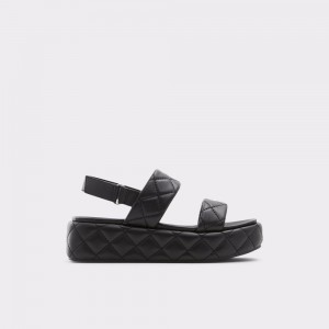 Aldo Cossette Wedge sandal - Flatform Donna Sandali Nere | NTWCVGA-84