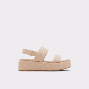 Aldo Cossette Wedge sandal - Flatform Donna Sandali Beige | FJSHOVR-56