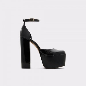 Aldo Craybaen Ankle strap heeled shoe - Plateforme Donna Scarpe Platform Nere | UCHWFTL-46