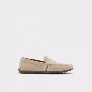 Aldo Damianflex Driving shoe Uomo Slip On Grigie Chiaro | RGALFHU-76