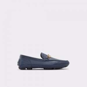 Aldo Davinch Driving shoe Uomo Slip On Blu Marino | UIAZQDV-59