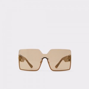 Aldo Devanandra Square sunglasses Donna Occhiali da Sole Marroni | IFXBRKP-41