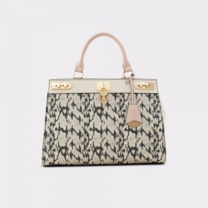 Aldo Dreiddaa Tote bag Donna Borsa Da Lavoro Nere Bianche | FDPSMEK-84