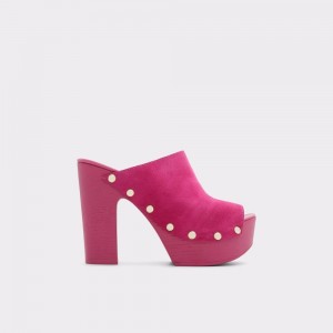 Aldo Drenania Heeled Mule - Plateforme Donna Scarpe Platform Rosa | OLEMHGV-86
