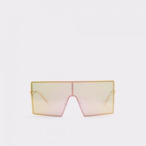Aldo Dwawen Shield sunglasses Donna Occhiali da Sole Rosa Oro | AJXTYIN-19