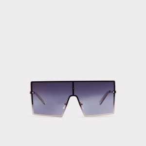Aldo Dwawen Square sunglasses Donna Occhiali da Sole Nere Oro | HGJWTIQ-78