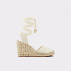 Aldo Efemina Wedge sandal - Wedge heel Donna Sandali Bianche | KXZGWYC-28