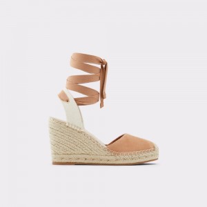 Aldo Efemina Wedge sandal - Wedge heel Donna Sandali Marroni | ZTFBCGE-14