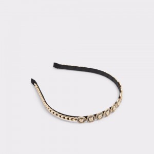 Aldo Elamaeryn Headband Donna Accessori Per Capelli Nere Oro | XQLDZBJ-86