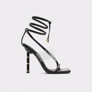 Aldo Elektra Strappy heeled sandal Donna Sandali Nere | FHYDGRE-12