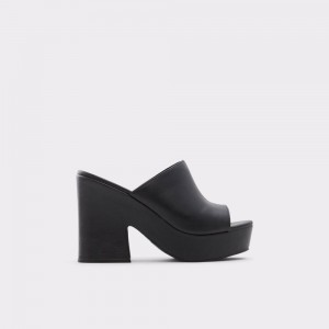 Aldo Ellara High heel slide sandal - Block heel Donna Scarpe Platform Nere | XUKGROW-70
