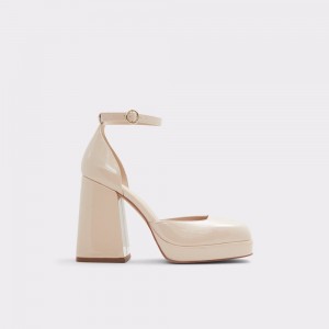 Aldo Emjay Heeled Mary Janes - Cup sole Donna Scarpe Platform Beige | ZNAUWPL-31